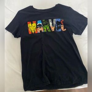 Black Marvel T-shirt
